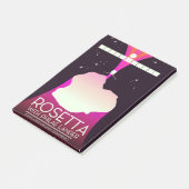 Rosetta & Philae Lander Space Art. Post-it Klebezettel (angewinkelt)