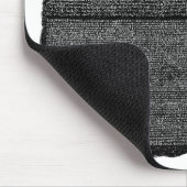 Rosetta Stone Ägyptische Granodiorite Stele Mousepad (Ecke)