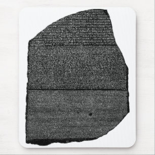 Rosetta Stone Ägyptische Granodiorite Stele Mousepad