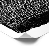 Rosetta Stone Ägyptische Granodioritstele Poster (Ecke)