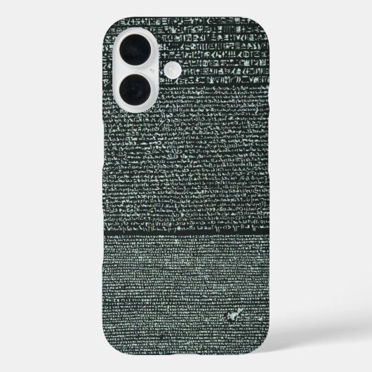 Rosetta Stone Altägyptische Hieroglyphen Case-Mate iPhone Hülle (Rückseite)