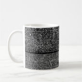 Rosetta Stone: Alte ägyptische Hieroglyph Kaffeetasse (Links)