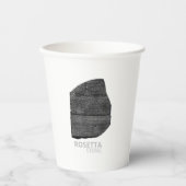 Rosetta Stone: Alte ägyptische Hieroglyph Pappbecher (Vorderseite)