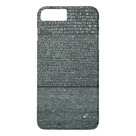 Rosetta Stone Alte ägyptische Hieroglyphen Case-Ma Case-Mate iPhone Hülle (Rückseite)