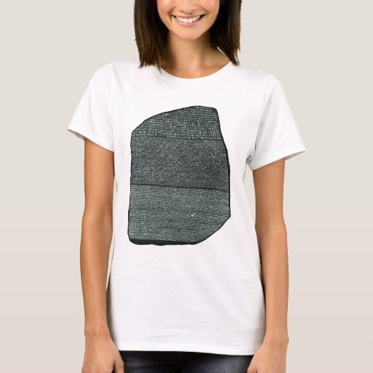 Rosetta Stone Alte ägyptische Hieroglyphen T-Shirt (Vorderseite)