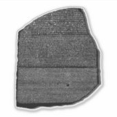 Rosetta Stone Aufkleber (Vorderseite)