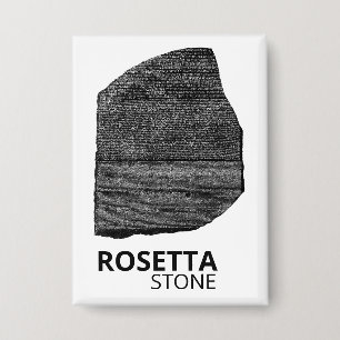 Rosetta Stone: Hieroglyphe Sprache des alten Ägypt Button