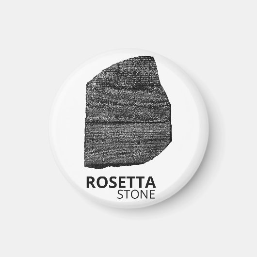 Rosetta Stone: Hieroglyphen Altägypten Sprache Magnet (Vorne)