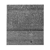 Rosetta Stone Notizblock (Vorderseite)