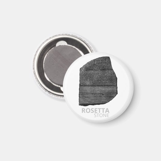 Rosetta Stone pharaoh-Sprachen Dolmetschschlüssel Magnet (Vorderseite/Rückseite)