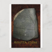 Rosetta Stone Postkarte (Vorderseite)