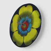 Rosette 6 große wanduhr (Winkel)