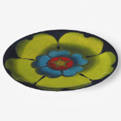 Rosette 6 pappteller (Schrägansicht)