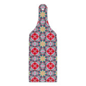 Rosette Bloom Tile - Vibrant Mandala Floral Schneidebrett (Vorderseite)