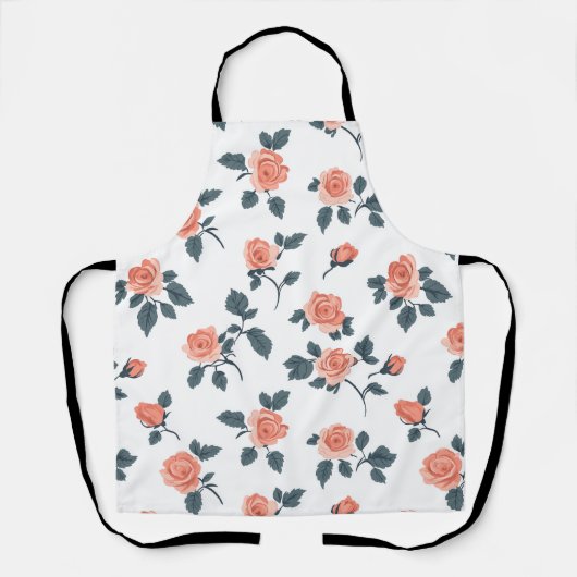 Rosette Charm Kitchen Schürze (Vorderseite)