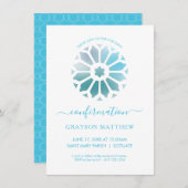 Rosette, Einladung zur Blauen Bestätigung (Vorne/Hinten)