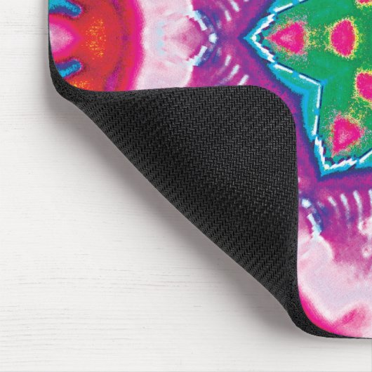 Rosette Kaleidoscope Mouse Pad Mousepad (Ecke)