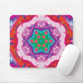 Rosette Kaleidoscope Mouse Pad Mousepad (Mit Mouse)