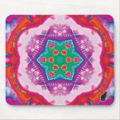 Rosette Kaleidoscope Mouse Pad Mousepad (Vorne)