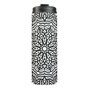 Rosette Mandala Dekoration Thermosbecher