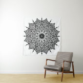 Rosette Mandala Dekoration Wandteppich (Beispiel)