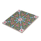 Rosette Mandala Kunstvoll wandern im Valle Verzasc Fliese (Seite)