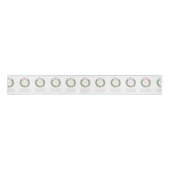 Rosette Monogramm Weihnachtskranz Ripsband (Vorderseite)