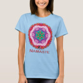 Rosette Namaste Kaleidoscope T - Shirt (Vorderseite)