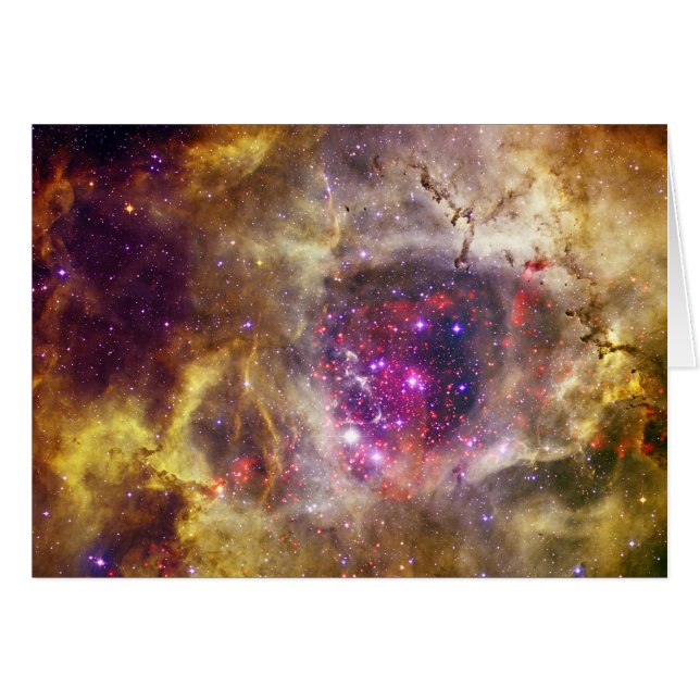 Rosette Nebel Caldwell 49 Das Herz einer Rose (Vorderseite (Horizontal))