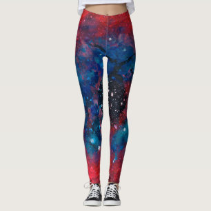 Rosette-Nebelfleck-Leggings Leggings
