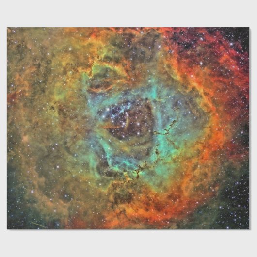 Rosette Nebula Geschenkpapier (Flach)