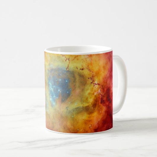 Rosette Nebula Kaffeetasse (VorderseiteRechts)