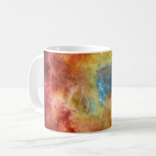 Rosette Nebula Kaffeetasse (Vorderseite Links)