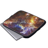 Rosette-Nebula-Kinderzimmer Laptopschutzhülle (Vorne Knopf)