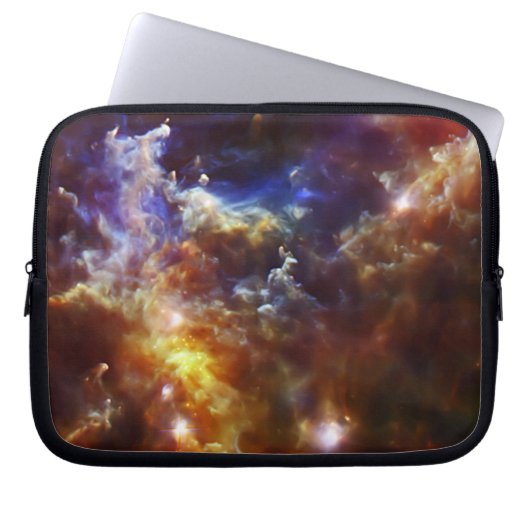 Rosette-Nebula-Kinderzimmer Laptopschutzhülle (Vorderseite)