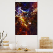 Rosette-Nebula-Kinderzimmer Poster (Küche)