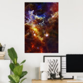 Rosette-Nebula-Kinderzimmer Poster (Heimbüro)