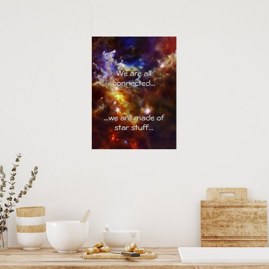 Rosette-Nebula-Kinderzimmer Poster (Küche)