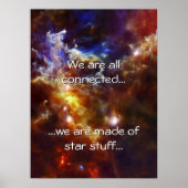 Rosette-Nebula-Kinderzimmer Poster (Vorne)