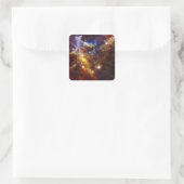 Rosette-Nebula-Kinderzimmer Quadratischer Aufkleber (Tasche)