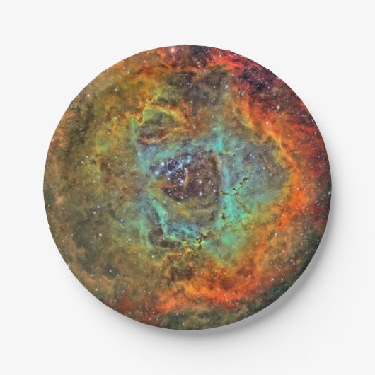 Rosette Nebula Pappteller (Vorderseite)
