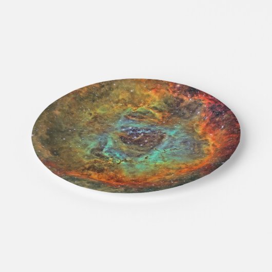 Rosette Nebula Pappteller (Schrägansicht)