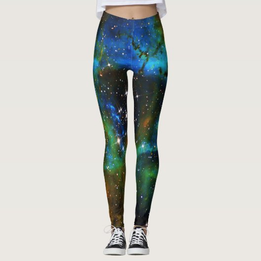 Rosette Nebula Space Leggings (Vorderseite)