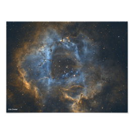 Rosette Nebula von Astrophotograf Eric Dreher Fotodruck
