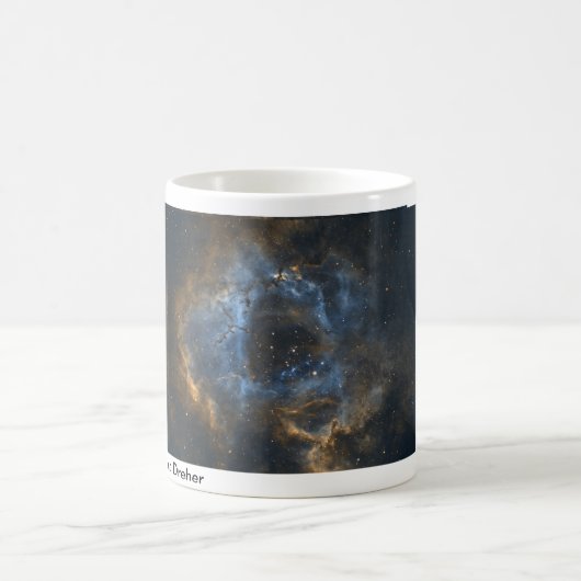 Rosette Nebula von Astrophotograf Eric Dreher Kaffeetasse (Mittel)