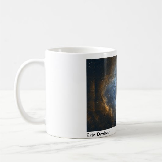 Rosette Nebula von Astrophotograf Eric Dreher Kaffeetasse (Links)