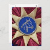 Rosette Postkarte (Vorne/Hinten)