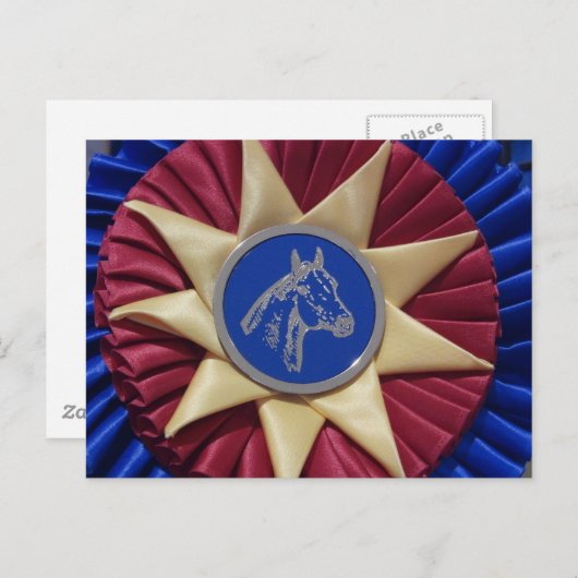 Rosette Postkarte (Vorne/Hinten)