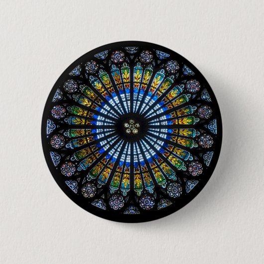 Rosette Straßburger Münster Button (Vorderseite)