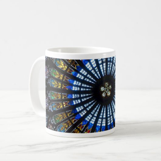 Rosette Straßburger Münster Kaffeetasse (Vorderseite Links)
